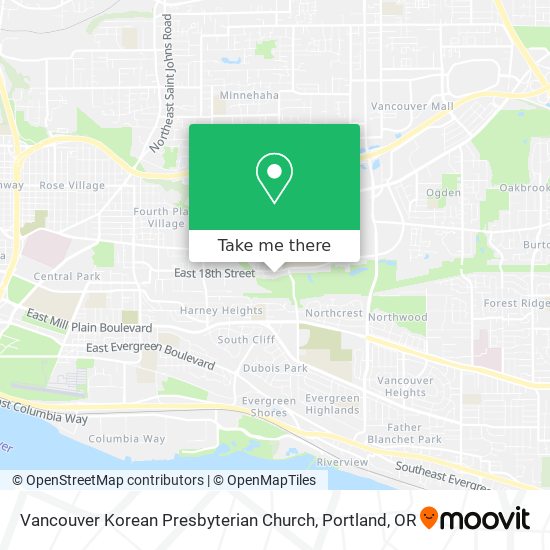 Vancouver Korean Presbyterian Church map
