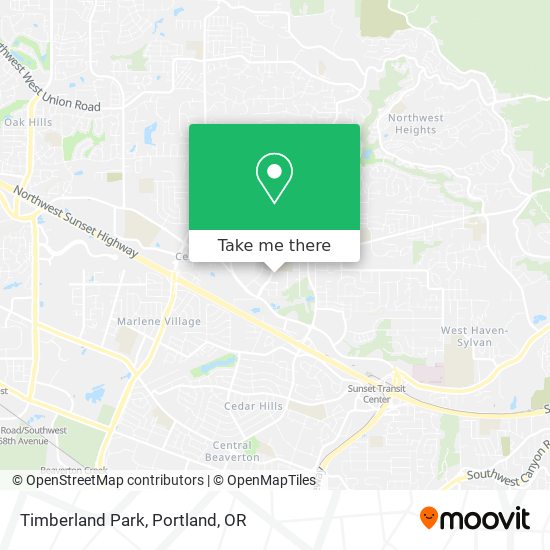 Timberland Park map
