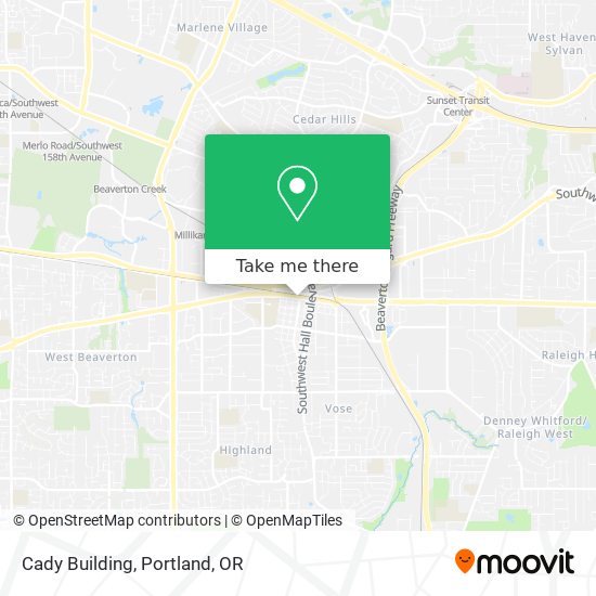 Cady Building map