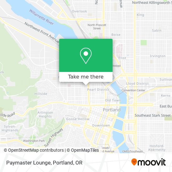 Mapa de Paymaster Lounge