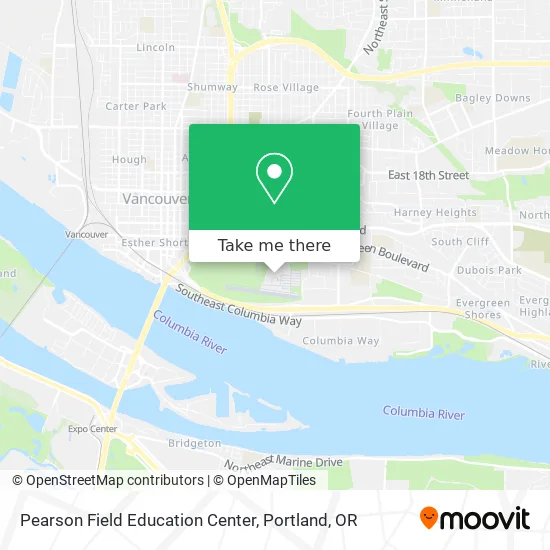 Pearson Field Education Center map