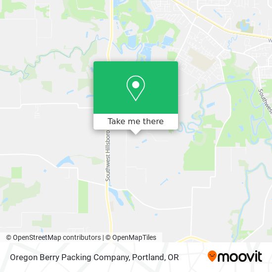 Mapa de Oregon Berry Packing Company