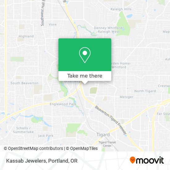 Kassab Jewelers map