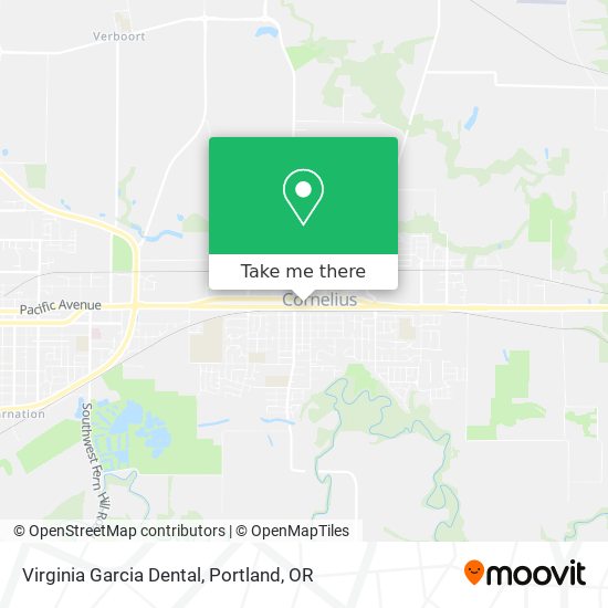 Virginia Garcia Dental map