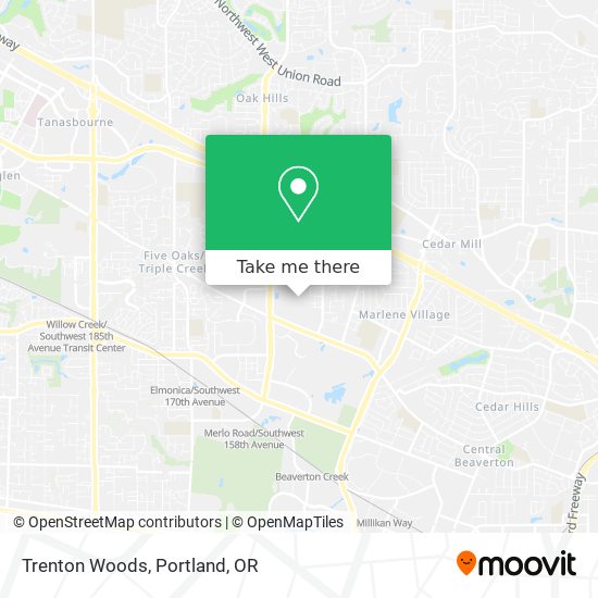Trenton Woods map
