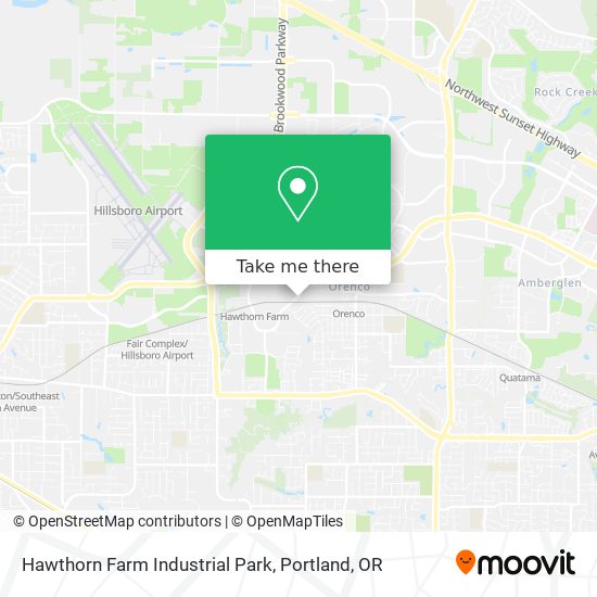 Mapa de Hawthorn Farm Industrial Park