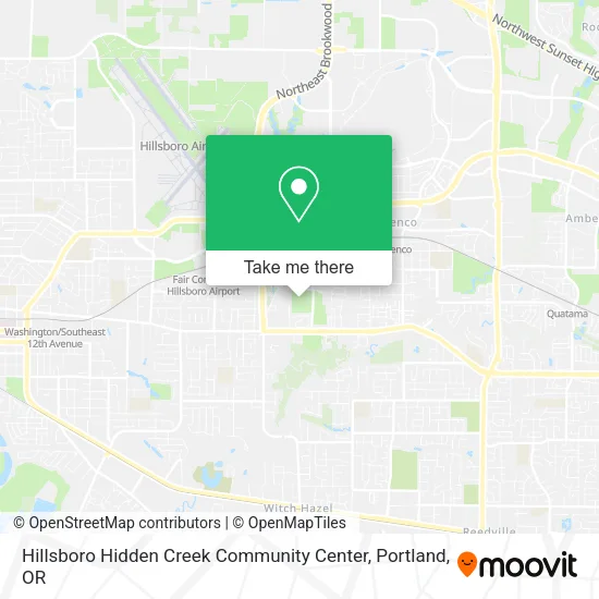 Mapa de Hillsboro Hidden Creek Community Center