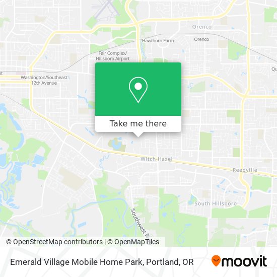 Mapa de Emerald Village Mobile Home Park