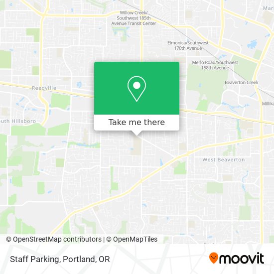 Staff Parking map