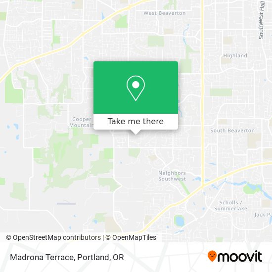 Madrona Terrace map