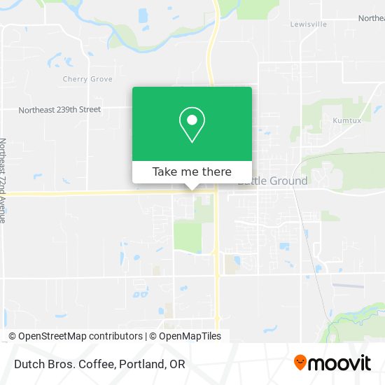 Dutch Bros. Coffee map