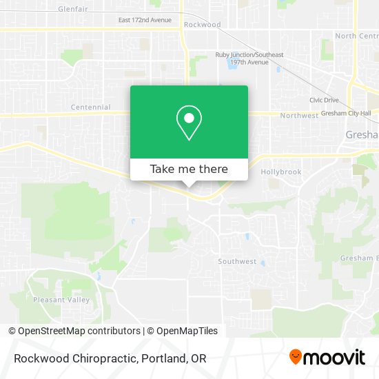 Rockwood Chiropractic map