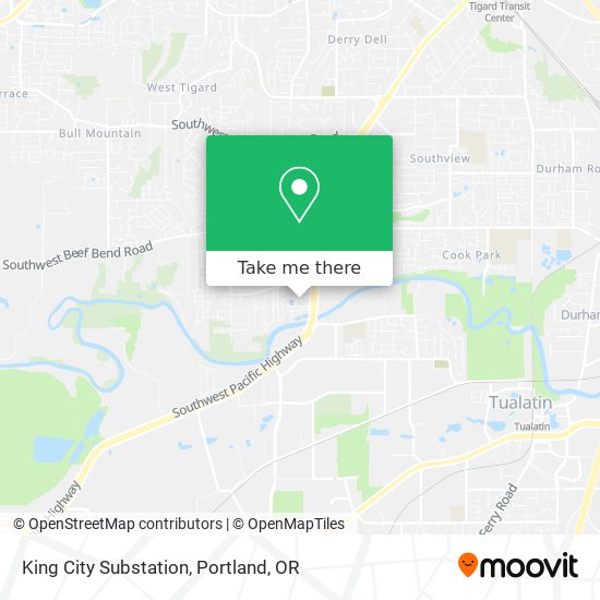King City Substation map