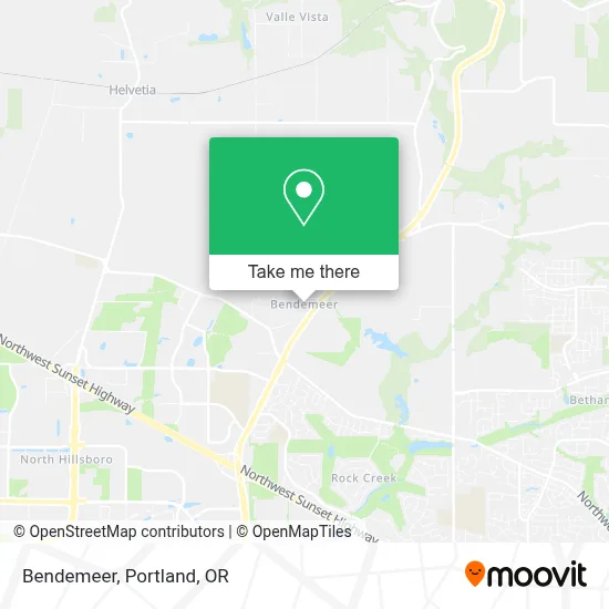 Bendemeer map