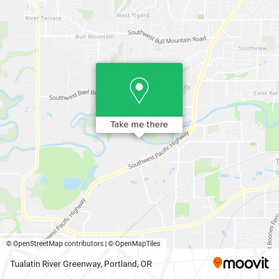 Tualatin River Greenway map