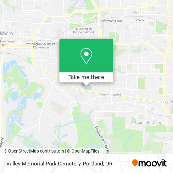 Mapa de Valley Memorial Park Cemetery