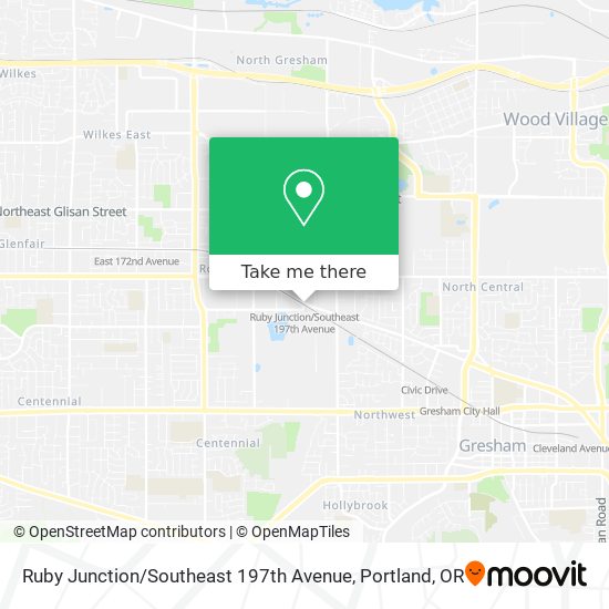 Mapa de Ruby Junction / Southeast 197th Avenue