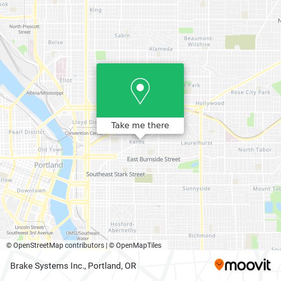 Brake Systems Inc. map
