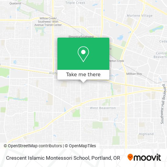 Crescent Islamic Montessori School map