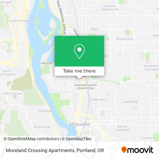 Moreland Crossing Apartments map