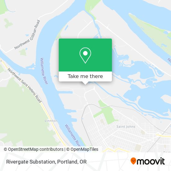 Rivergate Substation map