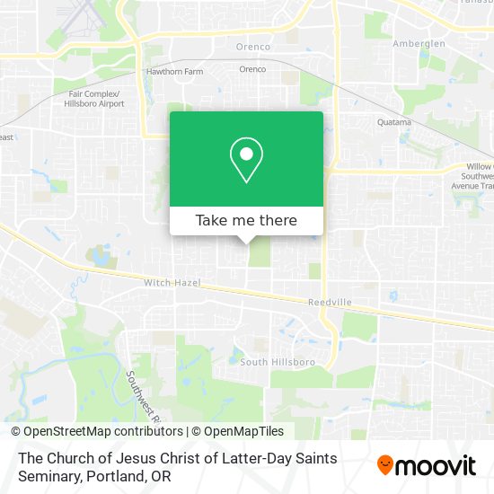 The Church of Jesus Christ of Latter-Day Saints Seminary map