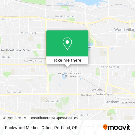 Rockwood Medical Office map