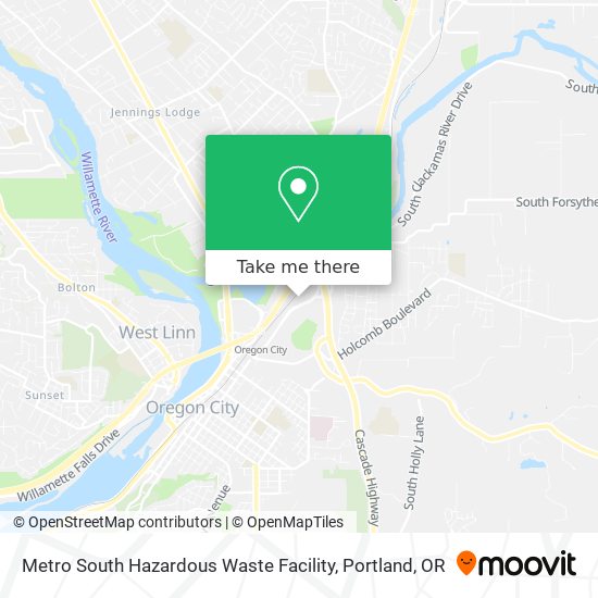 Mapa de Metro South Hazardous Waste Facility