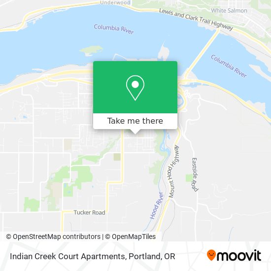 Mapa de Indian Creek Court Apartments