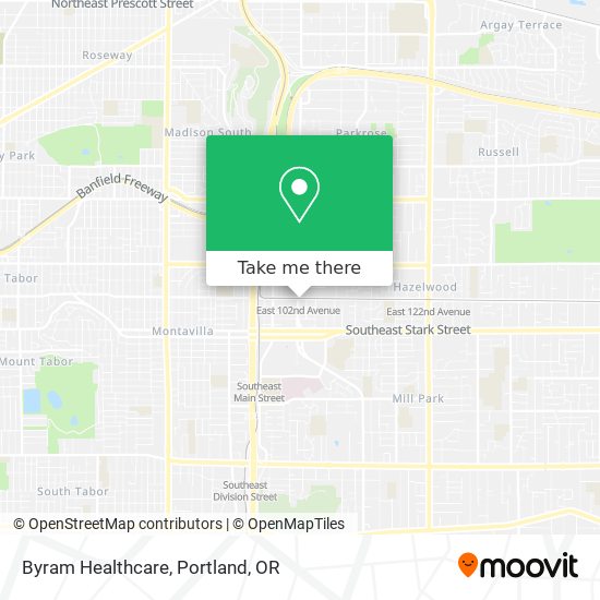 Byram Healthcare map