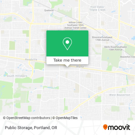 Public Storage map