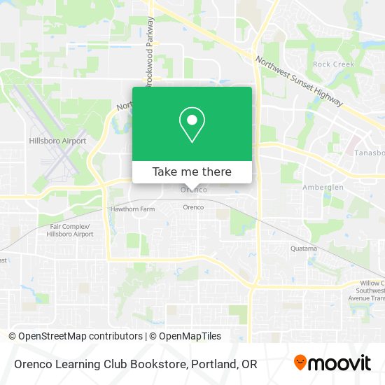 Mapa de Orenco Learning Club Bookstore