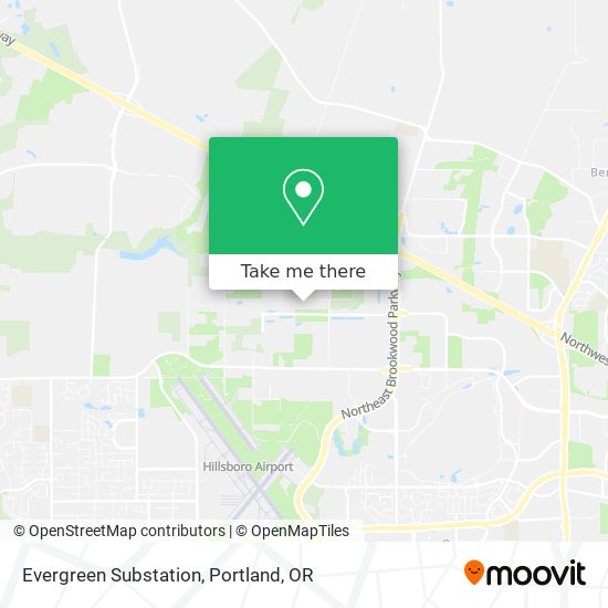 Evergreen Substation map