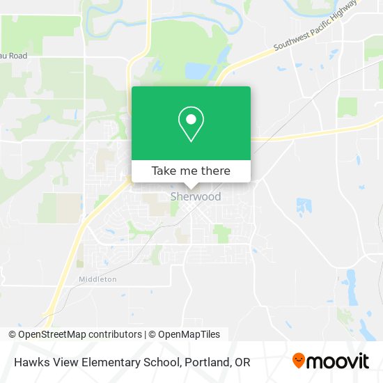 Hawks View Elementary School map