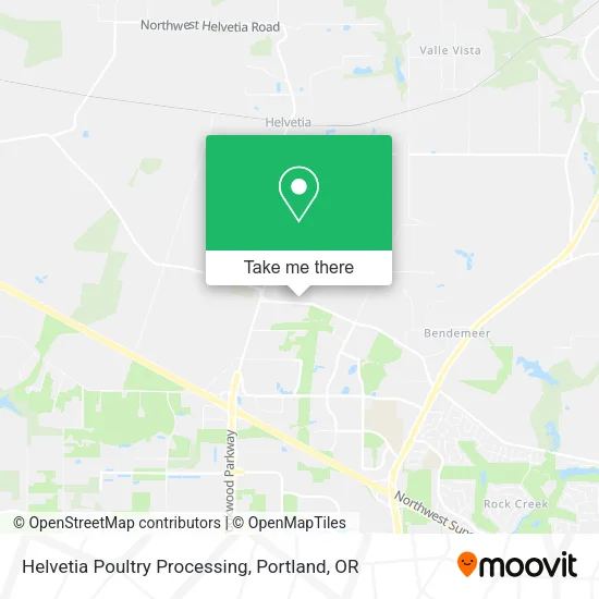 Helvetia Poultry Processing map