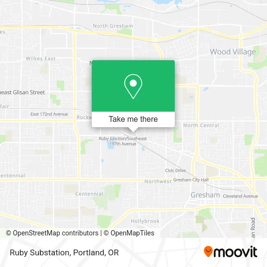 Ruby Substation map
