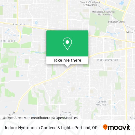 Indoor Hydroponic Gardens & Lights map