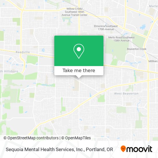 Mapa de Sequoia Mental Health Services, Inc.