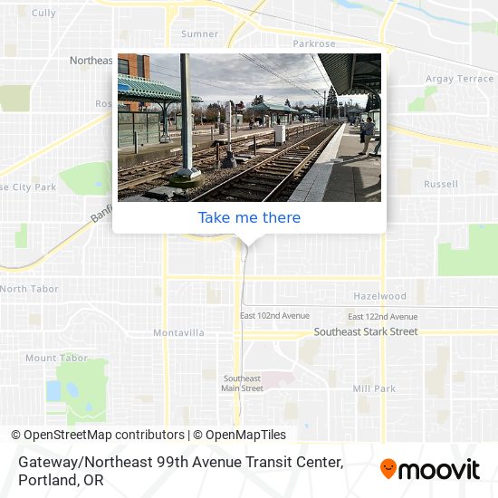 Gateway / Northeast 99th Avenue Transit Center map