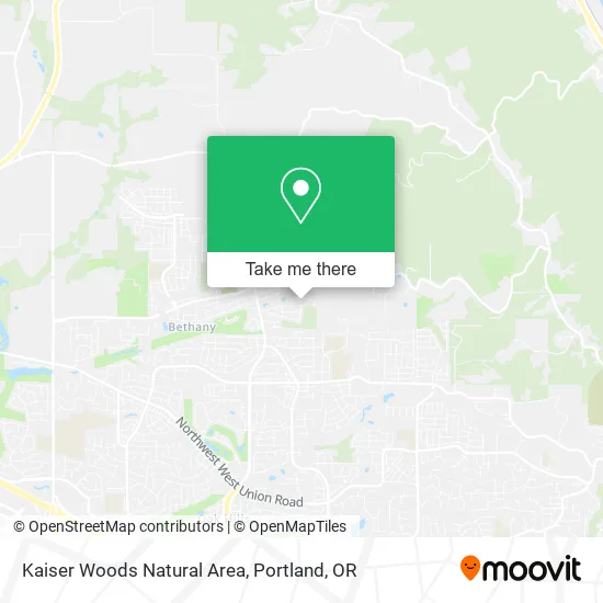 Mapa de Kaiser Woods Natural Area