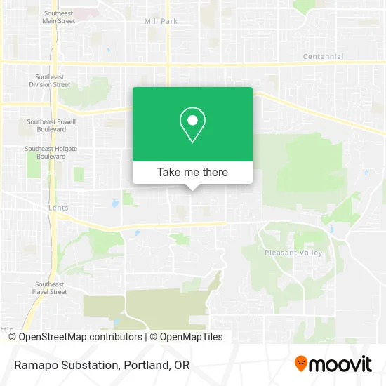 Ramapo Substation map