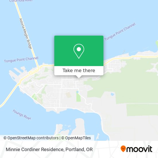 Minnie Cordiner Residence map