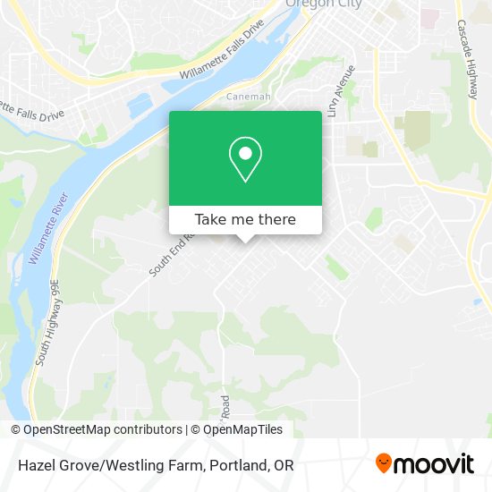 Hazel Grove/Westling Farm map