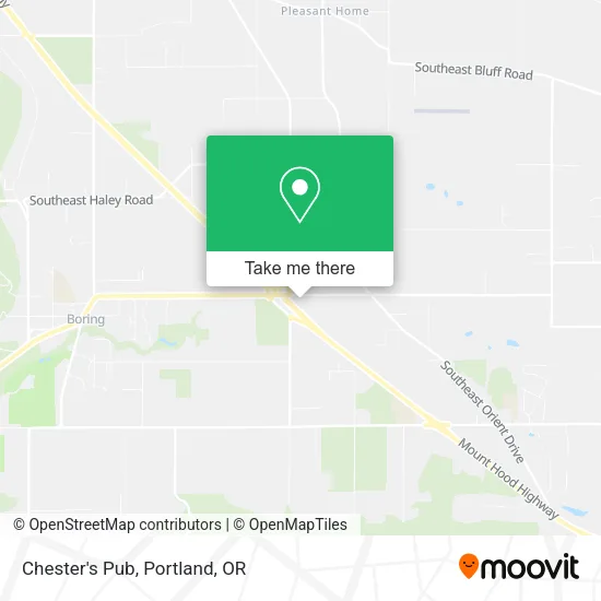 Chester's Pub map