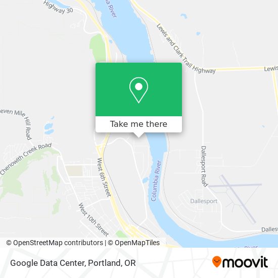 Google Data Center map