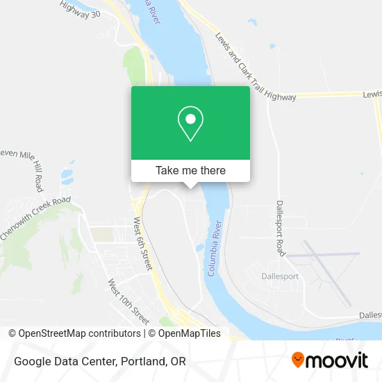 Google Data Center map