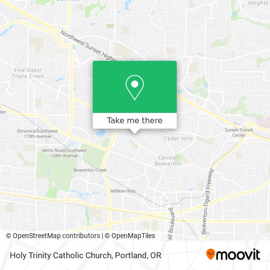 Holy Trinity Catholic Church map