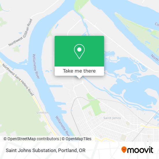 Saint Johns Substation map