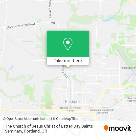 The Church of Jesus Christ of Latter-Day Saints Seminary map