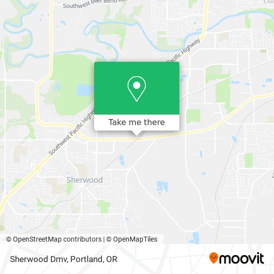 Sherwood Dmv map